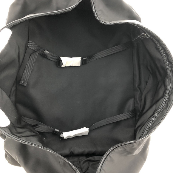 Prada Tesut Montana Backpack Nylon Rucksack Black Shoulder Bag - Picture 7 of 10